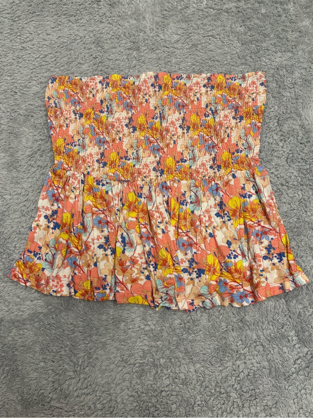 Conditions Apply Floral Flowy Boho Tube Top